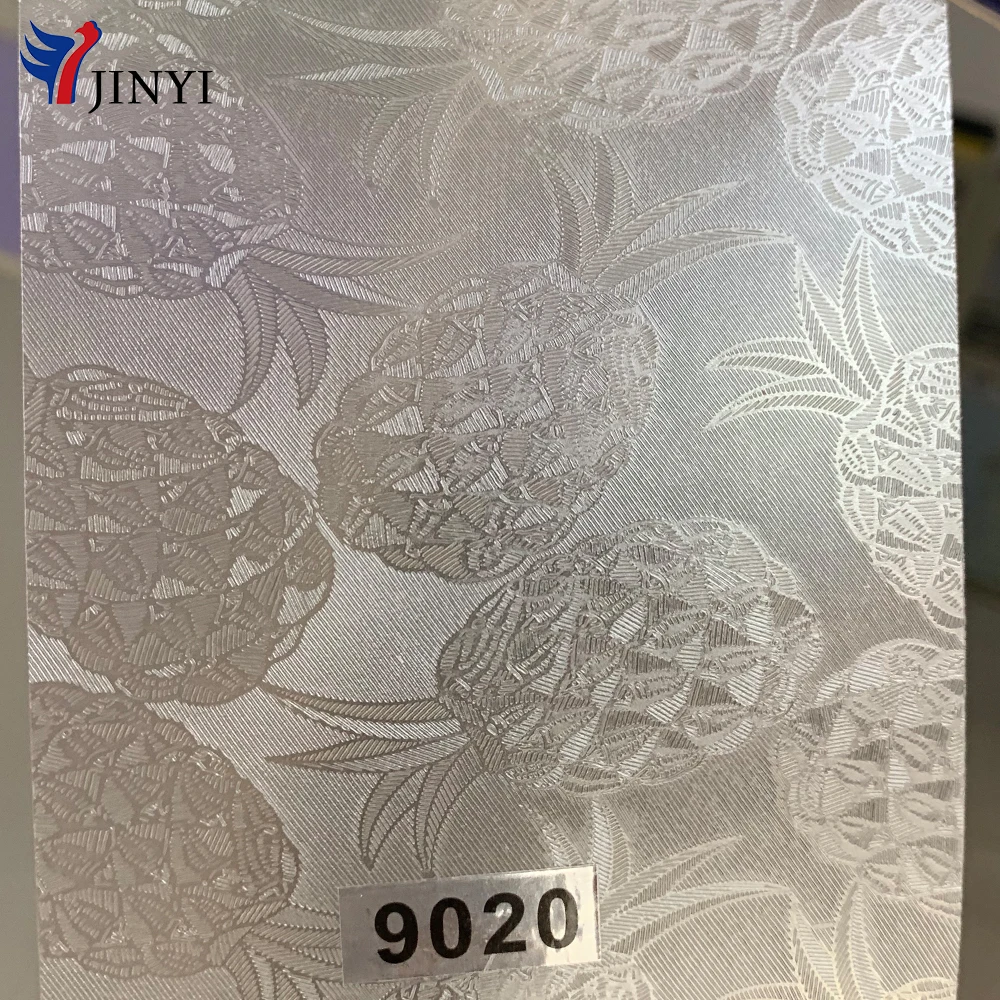 Factory Suppliers Self Adhesive Frosted Pineapple Design Removable Window Glass Film Stickers For Office/Home/Bathroom