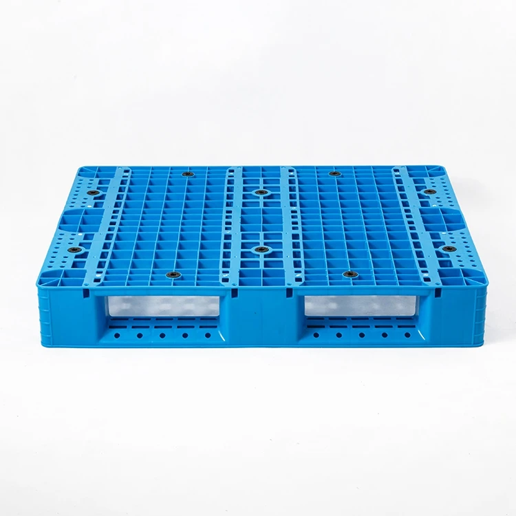 Wholesale 3 Runners 4 Ways Single Faced Heavy Duty Hdpe Plastic Euro Pallet for Warehouse