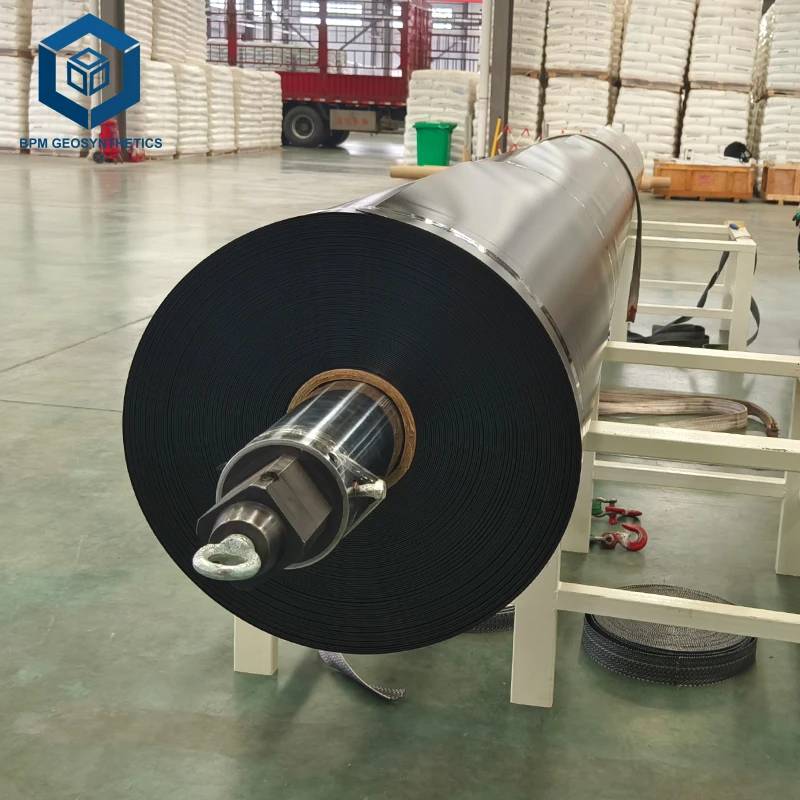 HDPE Geosynthetic Membrane Lining Geomembrane Plastic Liner HDPE 2mm Roll Sheet for Landfill Project in Kenya