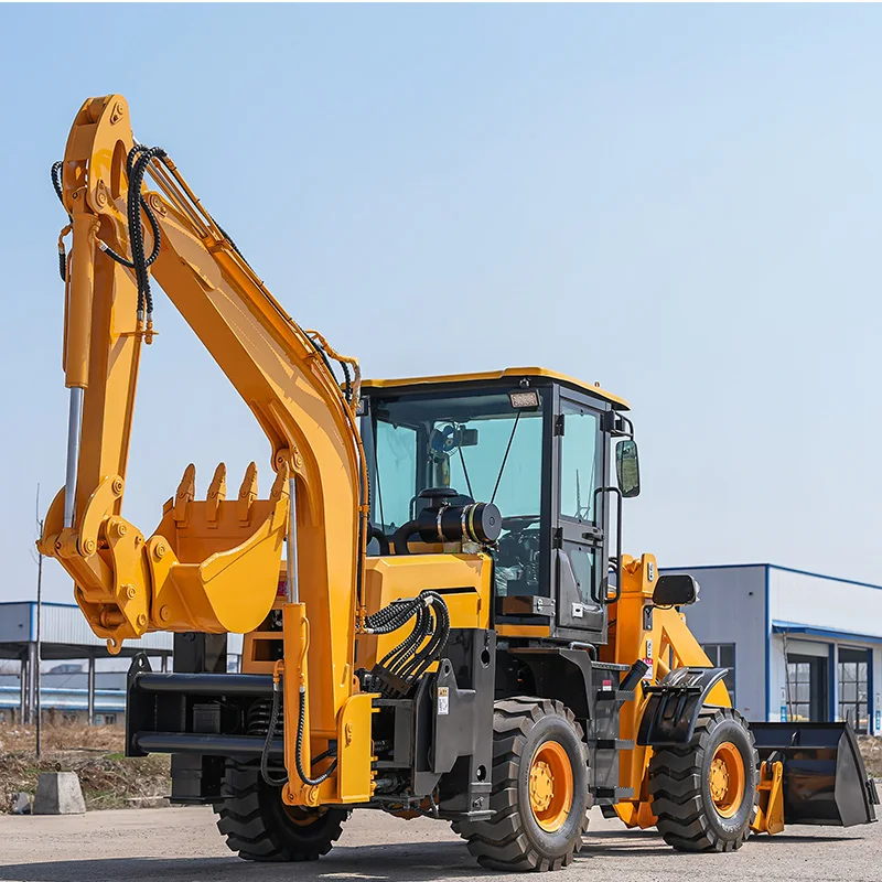 Shandong YOUDA  Manufacturer Wheel Mini Backhoe Excavator Loader Price
