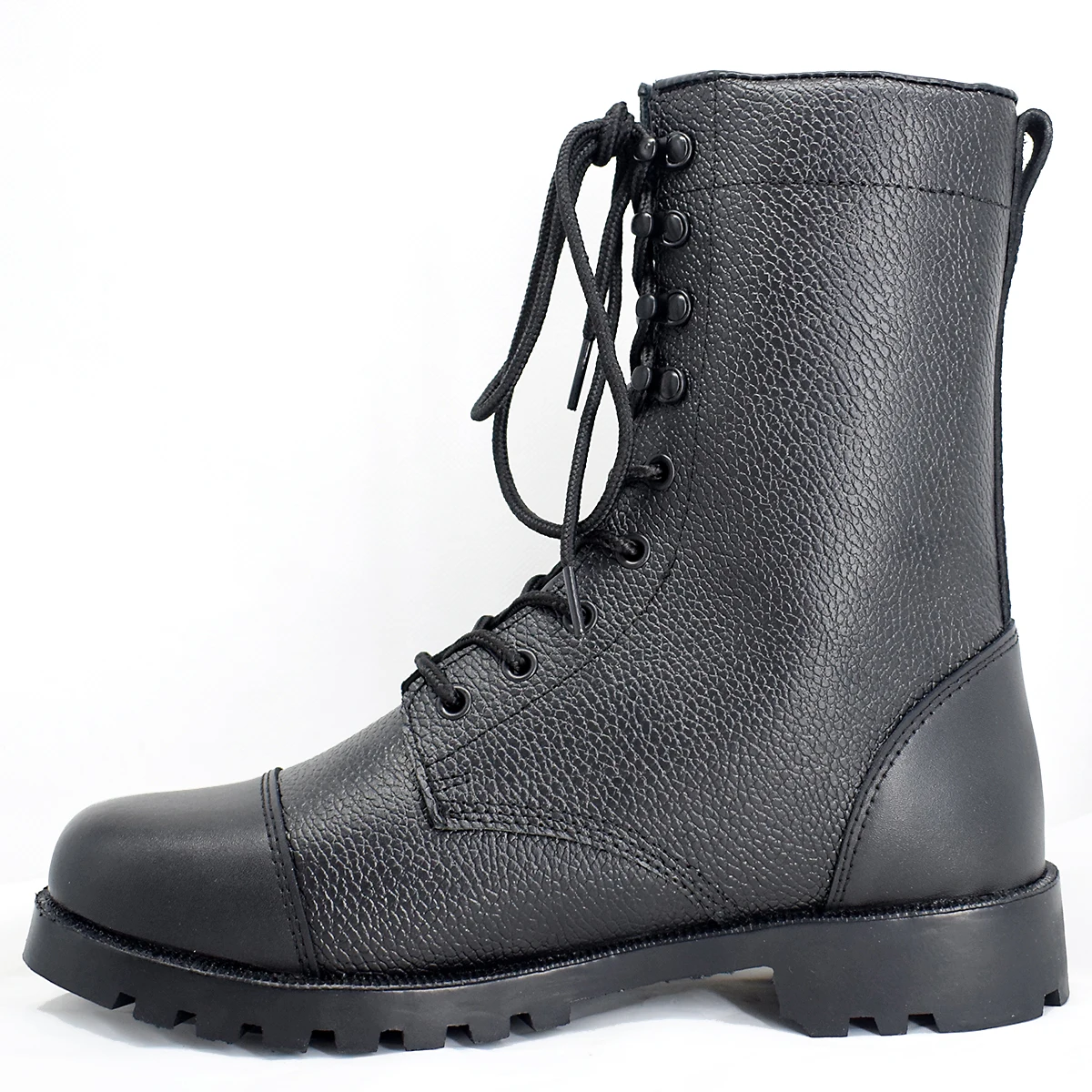 Hign Quality Leather Boots Full Grain Genuine Leather Boots Black Boots