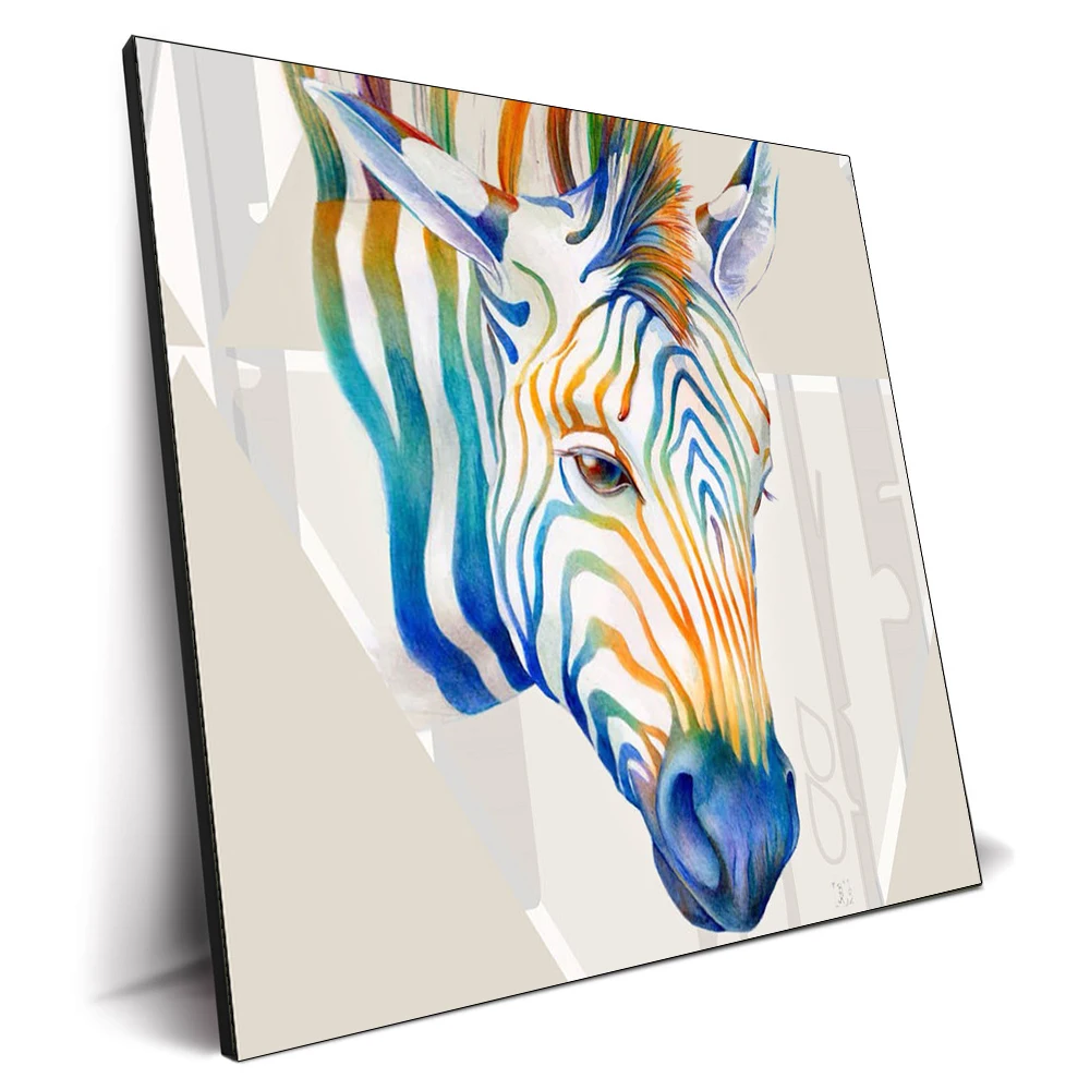 Modern pop Art animal goat wall painting watercolor horse oil painting zebra handmade canvas prints