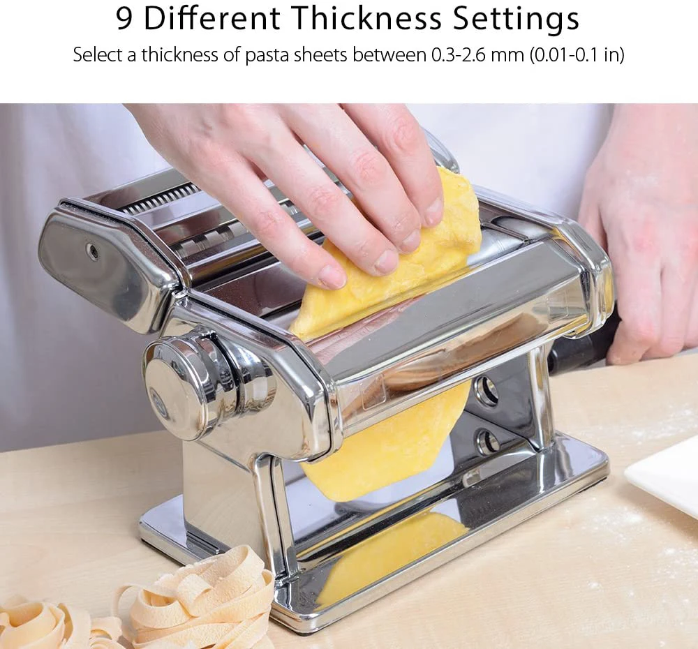 high quality noodle cutter dough rolling machine manual pasta maker