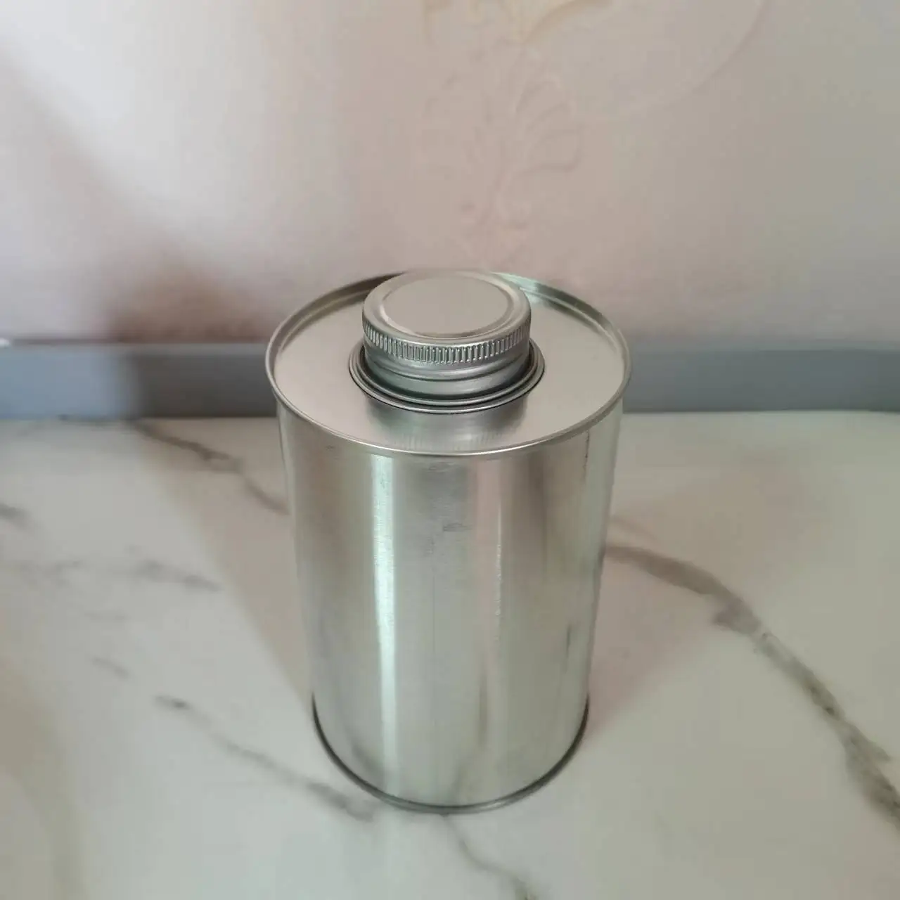 Coffee Bean Powder Tin Can Packaging Wholesale 150g Square Tinplate Metal Air Valve Sealed Can