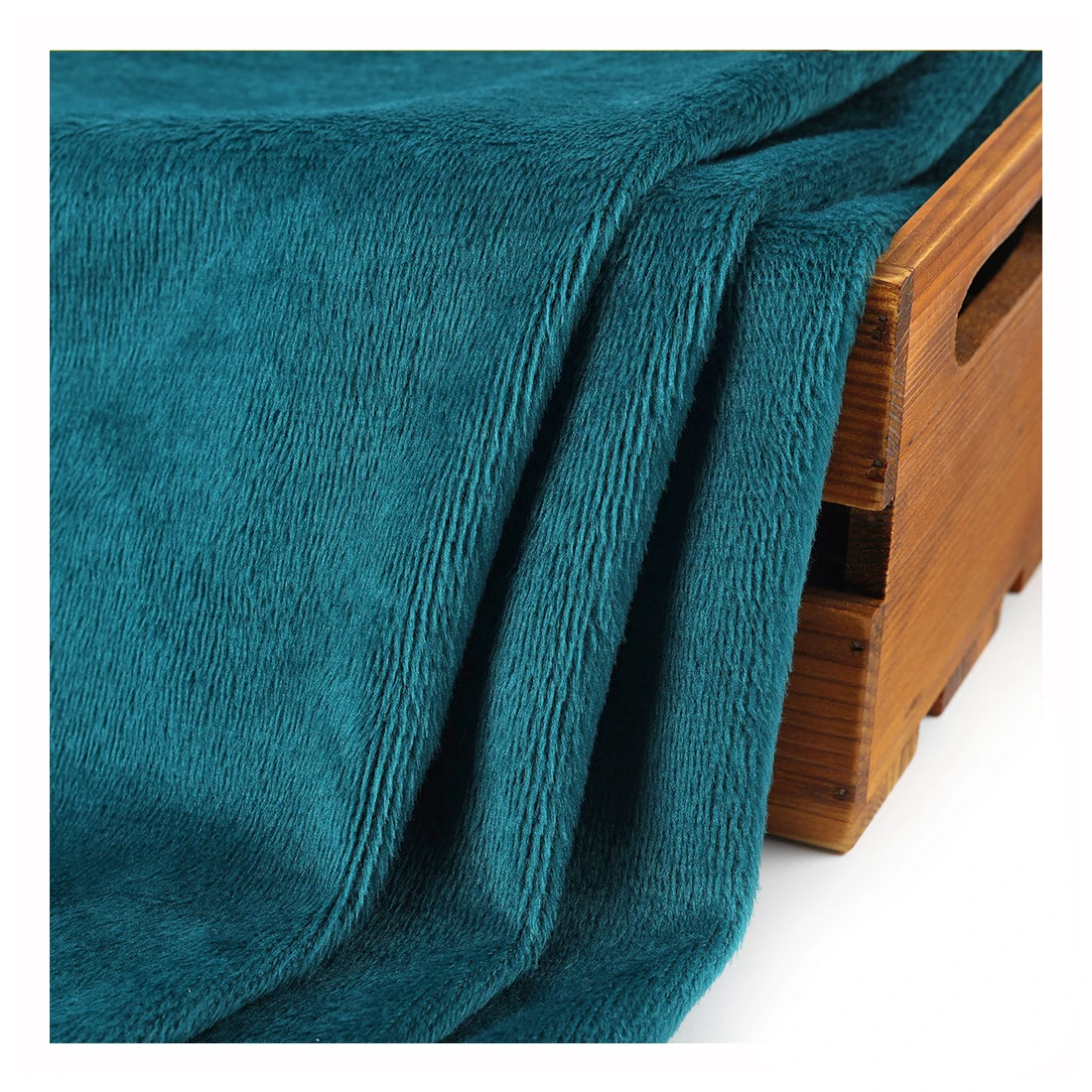 Manufacturer Custom Super Soft Hand feel Knitted Velour Sherpa Fleece Polyester Flannel Mink Fabric for Blanket Toy Clothing