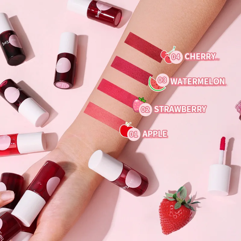 Bayfree Lip Plump Plumper Plumping Gloss Pink Water Based Non-Sticky Smooth Cheek Tint Lip Tint Korea