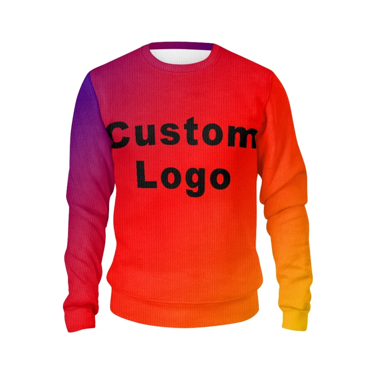 Hawaiian Feature Hibiscus Heavyweight 280gsm Fleece Coarse needle woven cloth Graphic Sweatshirt For Lady Wholesale Sublimation