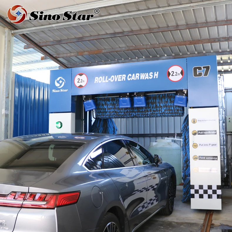 Автоматическая Мойка автомобиля C7 передвижной аппарат для мойки автомобилей с интеллектуальной сушилкой