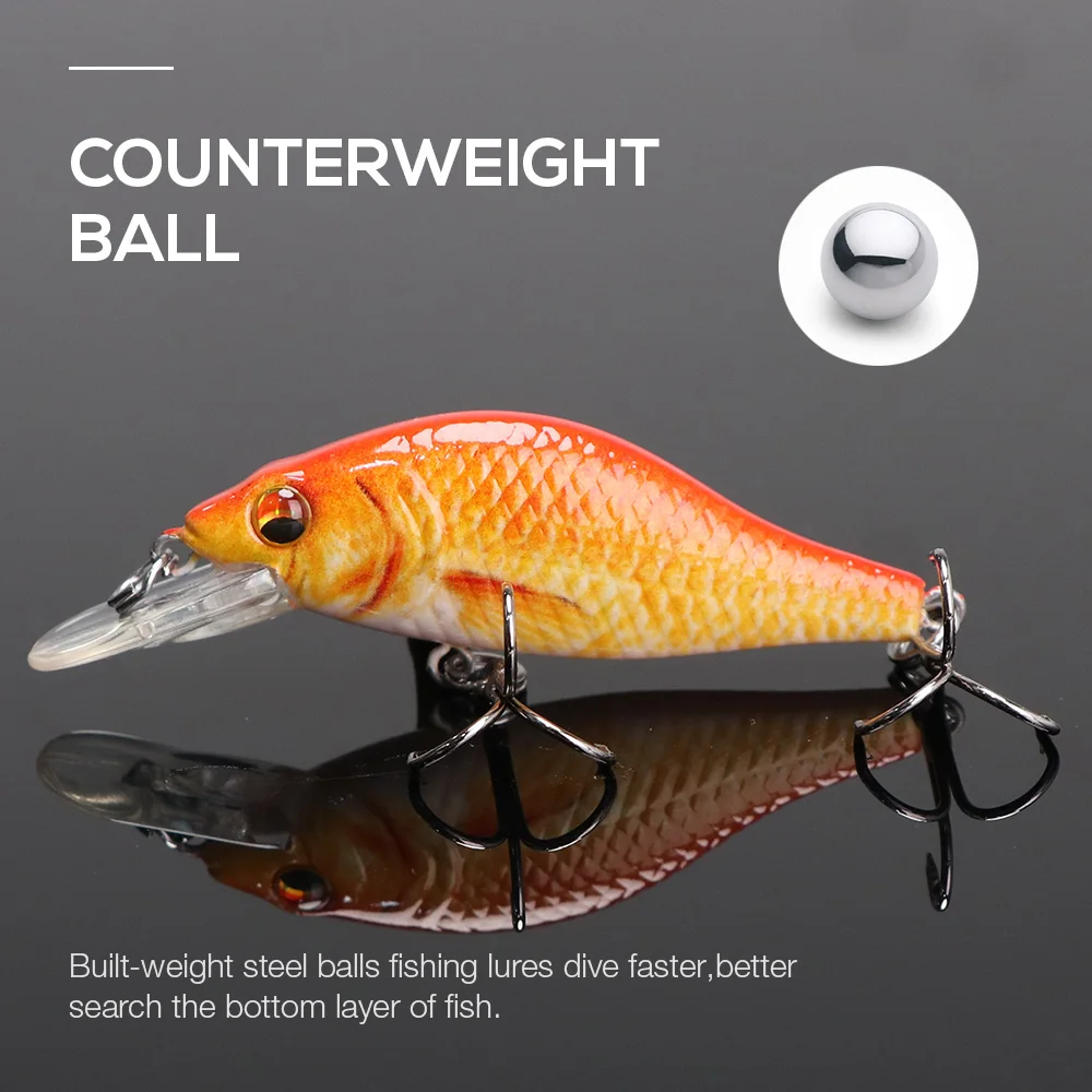 Manufacturer Plastic Fishing Lures Minow Crankbaits 3D Fish Eye Artificial Lure Bait