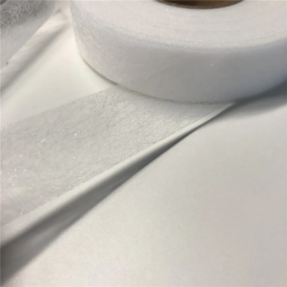 Double sided fusible interfacing fabric nonwoven tape Adhesive hot melt web (#DS23)