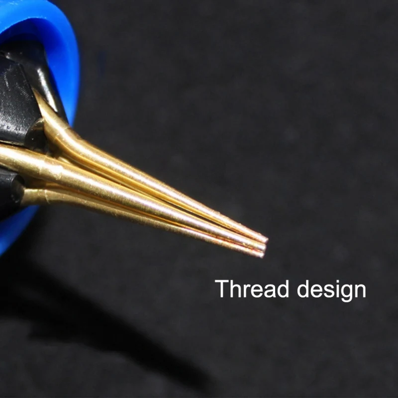 Fishing Baits Copper Clip Lightweight Fishing Lures Earthworm Bloodworm Clip Quick Tying Helper With Rubber Band