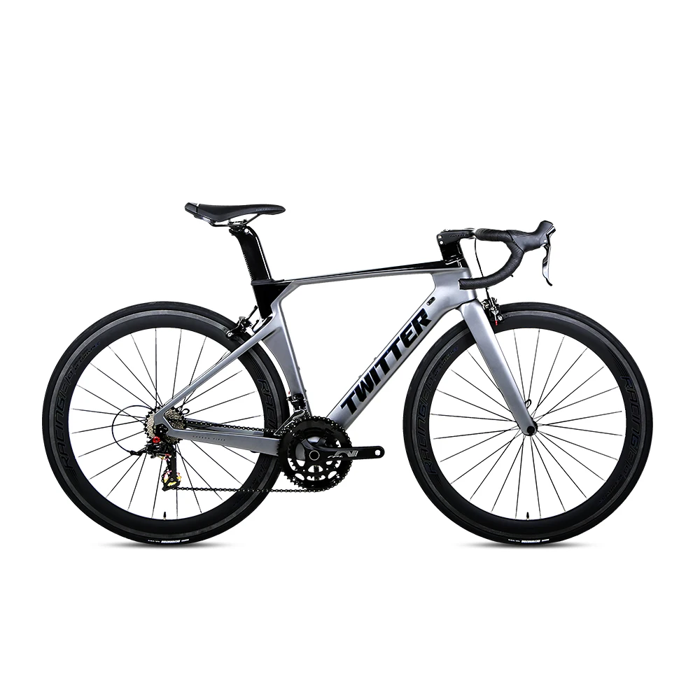 TWITTER R5 700C Road Bike C Brake Aero Racing Carbon Fiber Road Bike 52cm 54cm for Men
