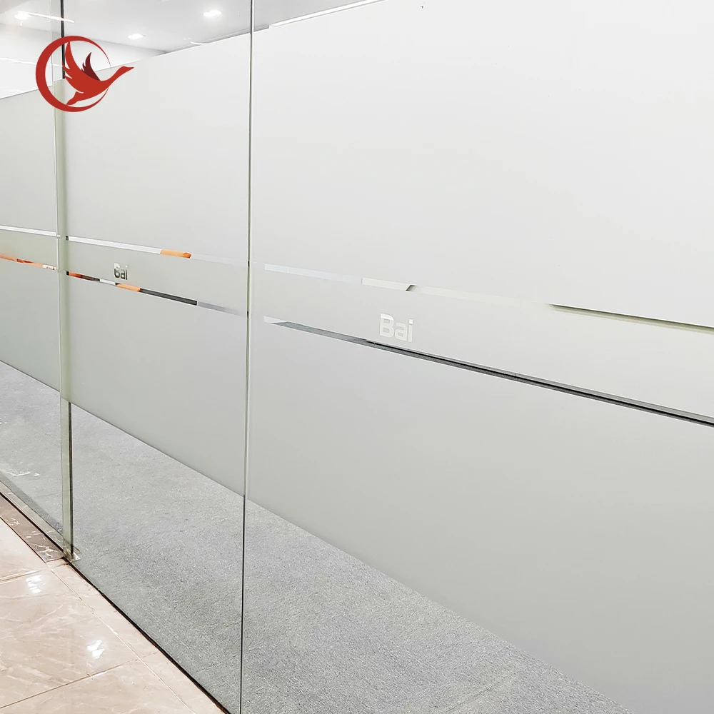 Used for Glass Decoration PVC Self-adhesive Waterproof Frosted Film Protective Privacy