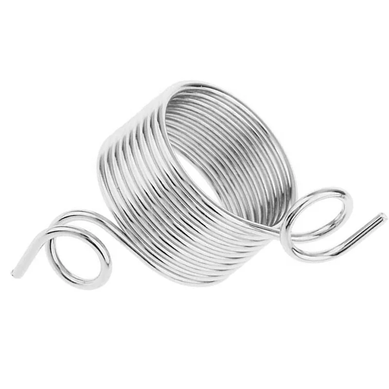 Metal Yarn Guide Knitting Thimble Knitting Thimble Stainless Steel Thimble Finger Ring for Knitting Crafts Accessories Tool