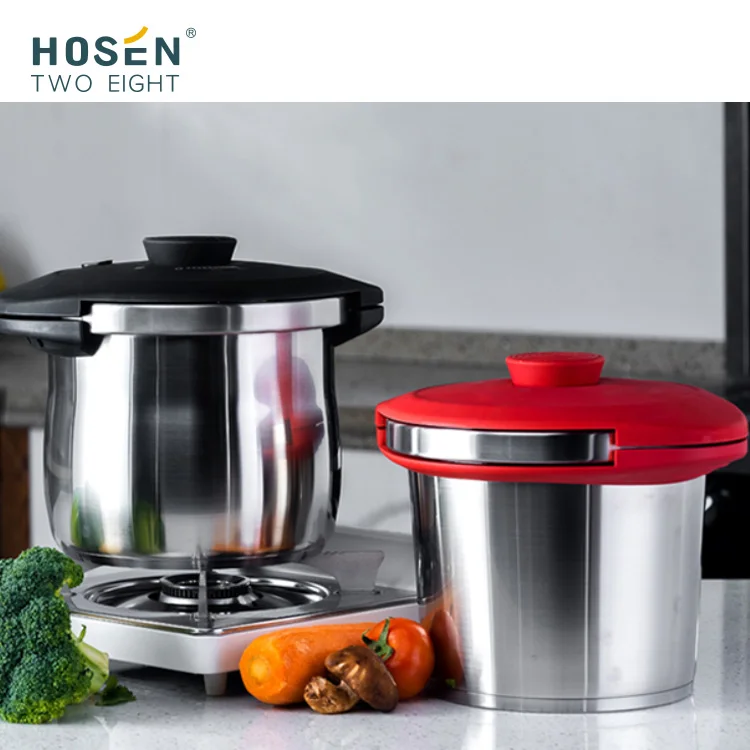 Кухонная посуда хорошего дизайна, мультифункциональная скороварка из нержавеющей стали для приготовления пищи, высококачественные кастрюли для супа 6 л и стоковых Горшков