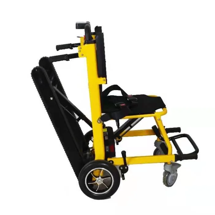 Medical nursing disabled elderly used stair manual electric climbing wheelchair stretcher folding stairway lift trolley