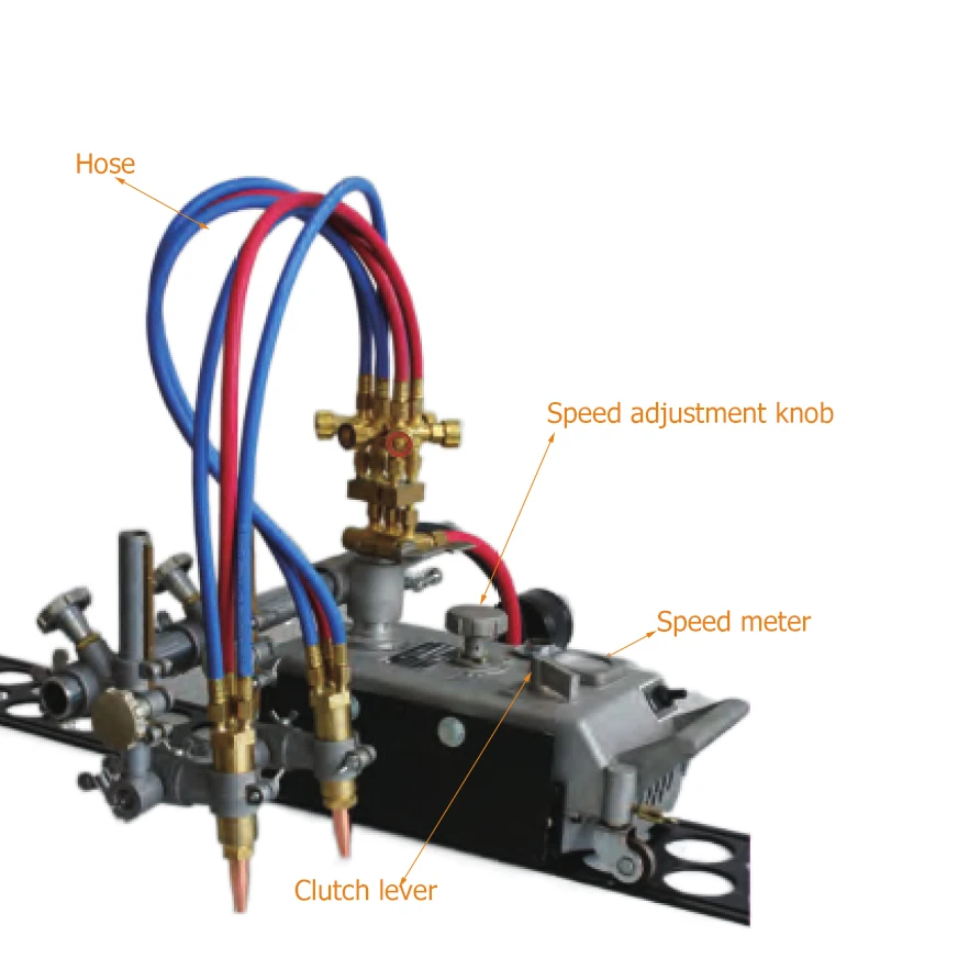 DEM  IK-12MAXII Double Oxygen-Acetylene Torch Plasma Cutter Flame Straight Line Cutting Machine
