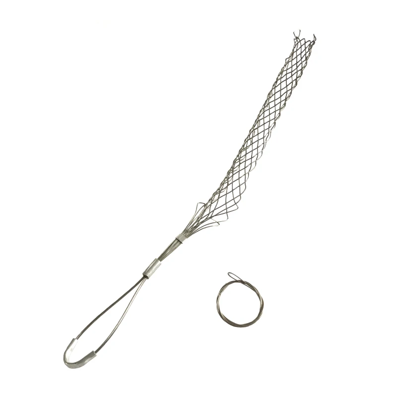 Split lace single offset eye cable socks/support grip for cable