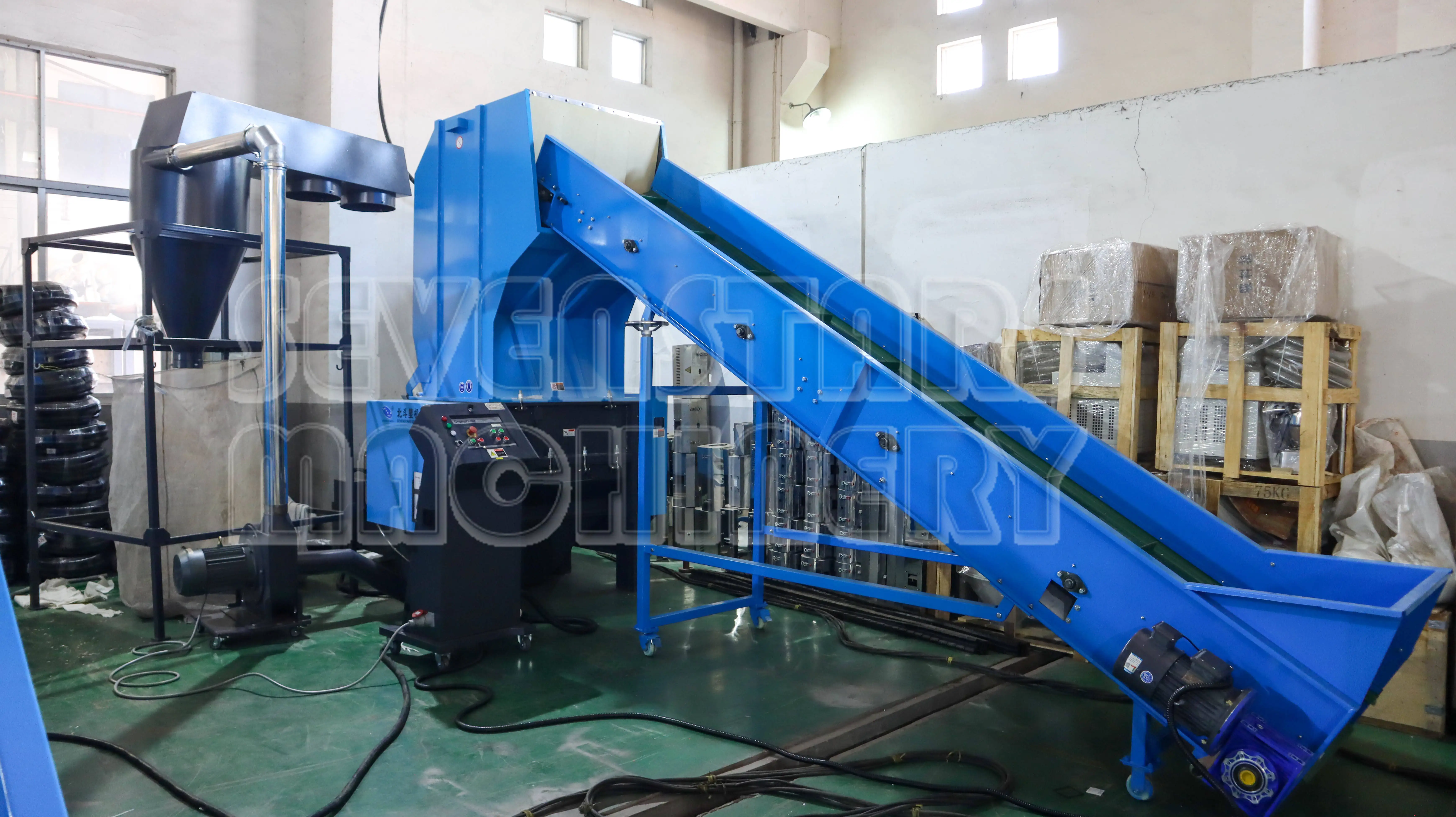 Sevenstars  PE PP PVC Plastic Crusher Machine Highly Adaptable Waste Recycling Heavy Duty Plastic Crushing Machine