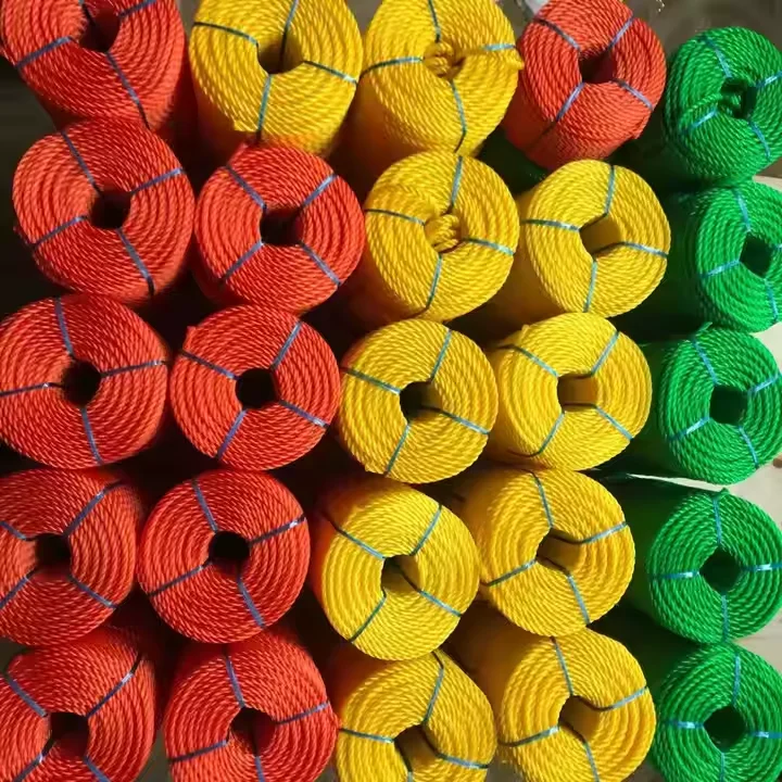 3 /8 /12 Strand Pp Polypropylene Rope Marine Mooring Rope Floating Fishing Rope Packing Rope