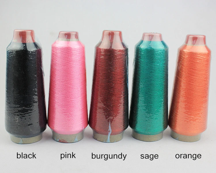 Weitian brand MS/MH  type gold metallic machine embroidery thread 5000meters