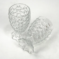 Blinkmax creative cocktail cocktail  fancy clear glass cocktails fish glass cup