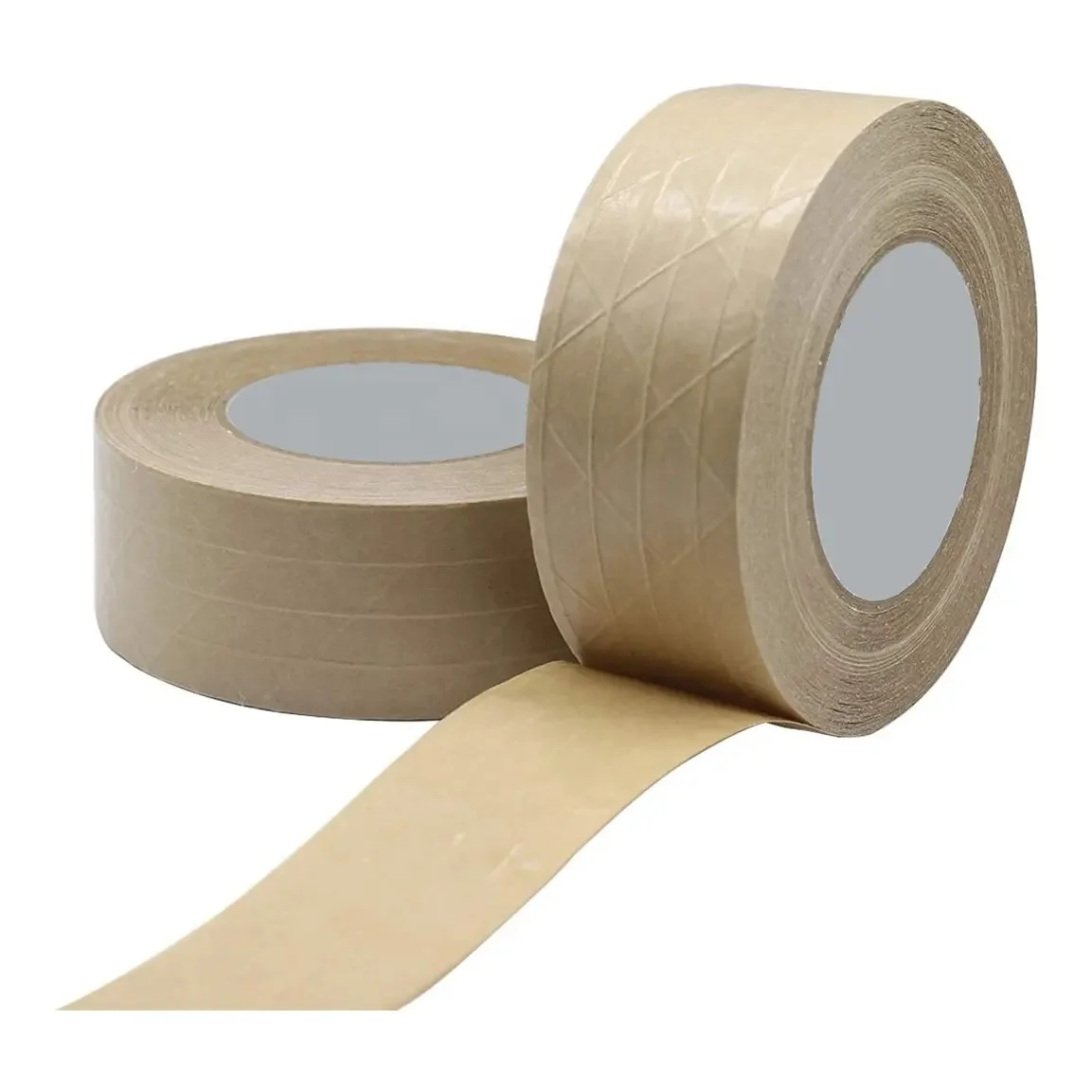 PD Custom Strong Durable Self Adhesive Writable Kraft Paper Packaging Paper Tape For Carton Sealing