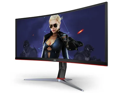 AOC CU34G2XP 34-inch curved monitor for gaming 4K 165hz anti-blue light VA LCD screen 21:9