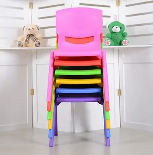 Plastic Colorful Table and Chair Children Furniture Sets Kindergarten Nursery School Classroom