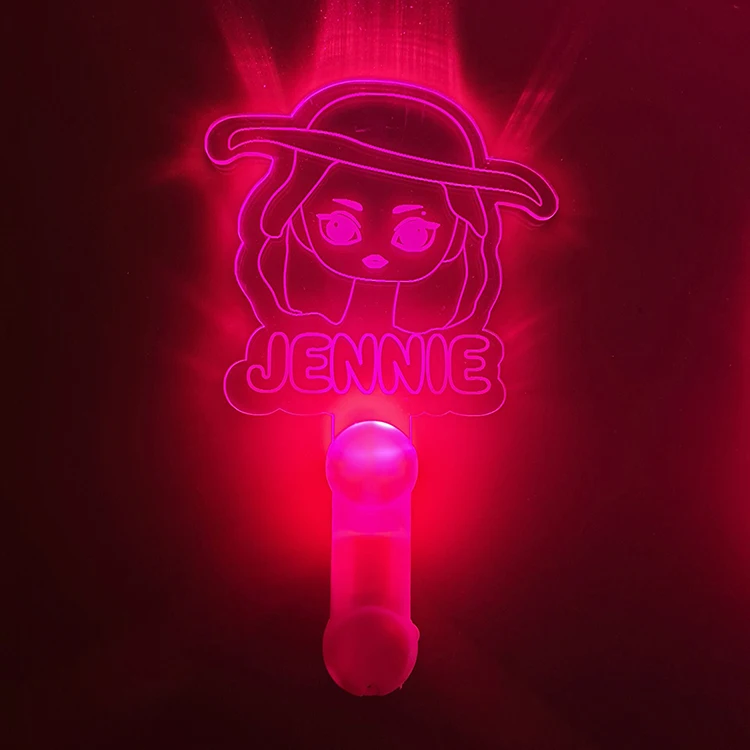 ROSE   LISE JENNIE JISOO  Customize Acrylic  glow sticks for concerts