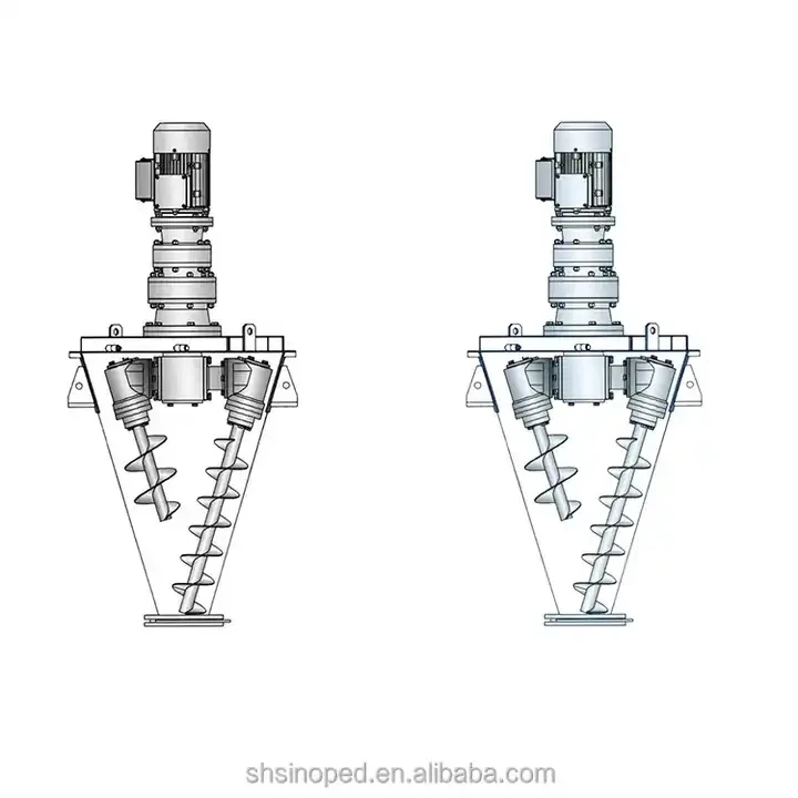 Double-spiral Conical Mixer/Powder Mixers For Sale; Double Helix Twin Screw Cone Mixer