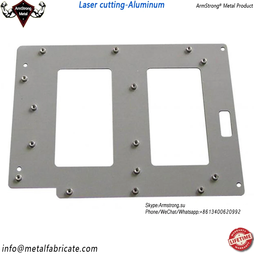
ArmStrong Metal ARMS246LC per customer drawing mid medium thick plate 4mm 5mm 6mm Aluminum Al alloy air plasma ARC cutting servi 