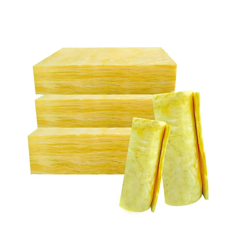 Glass wool insulation material Fireproof glass wool felt 200mm glass wool