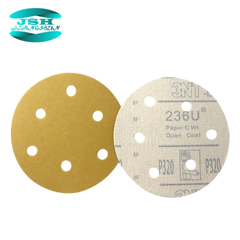 
3M 236U Abrasive Gold Sandpaper Sanding Disc 