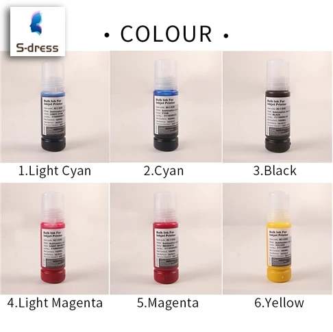 Hot sale no smell 100ml Premium Bulk Bottle Water Based Refill Dye sublimation printer ink
