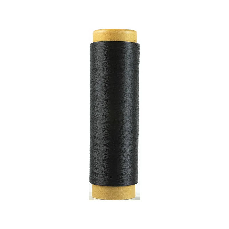 stock lot dty yarn black 75/36 75/72 150D/48F 300D/96F polyester filament textured yarn