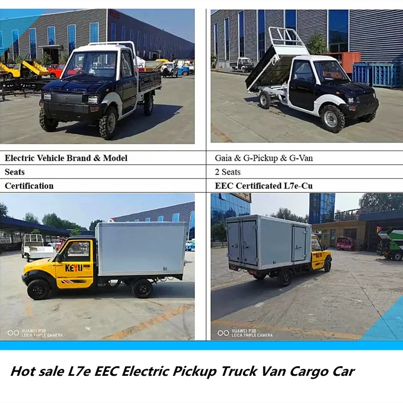 Gaia brand Low Price 4x2 Pickup Truck Delivery Cargo Van Truck Made in China