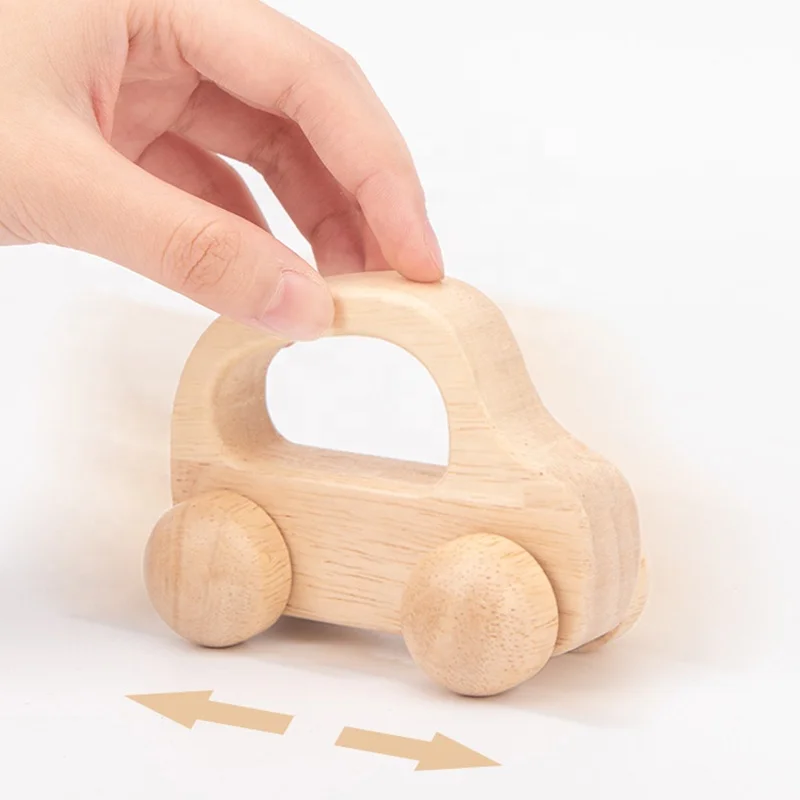 Baby wooden Toddler car Wooden Montessori toys Nursing toys Vehicles for Kids and Home Activities