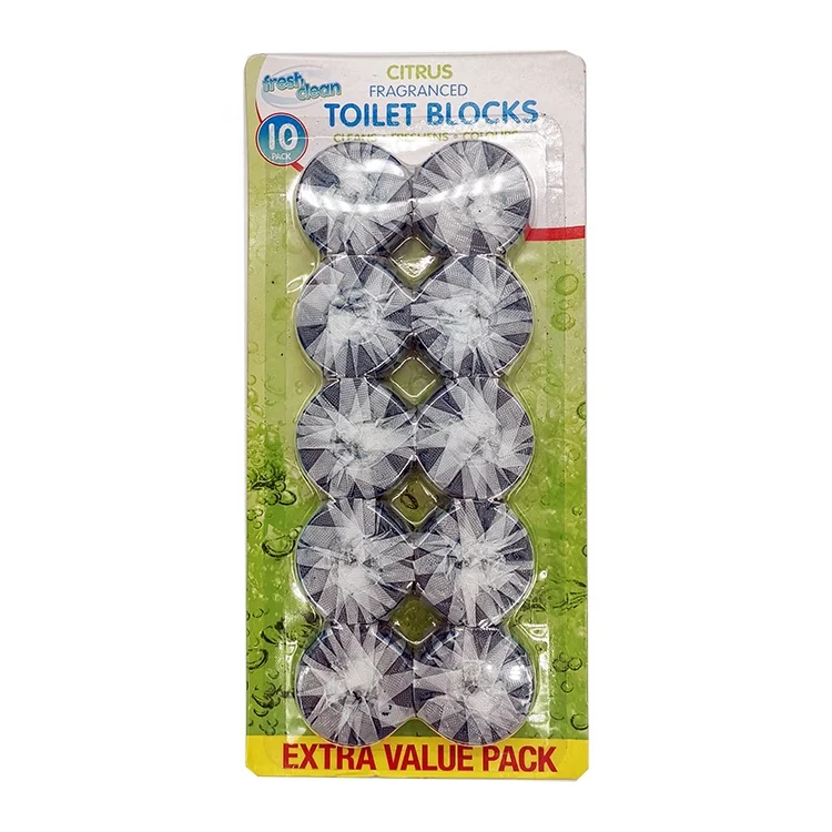 Wholesale 10pcs High Quality Long-Lasting Fresh Smell Bathroom Toilet Tank Cleaner Blue Clean Bubbles