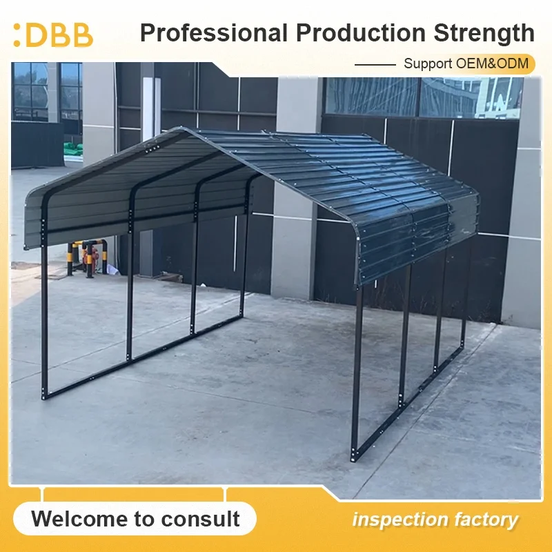 Best Selling Waterproof 20Ft Carport Gable Roof Temporary Car Shelter Portable Car Shade Canopy