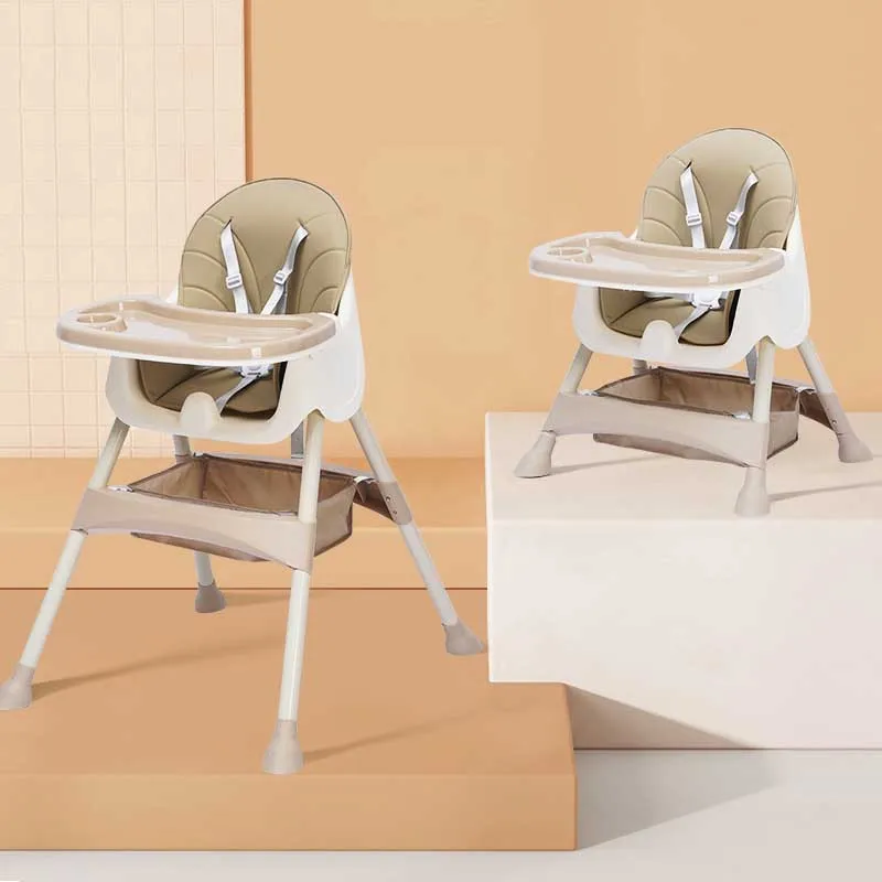 Wholesale Baby High Chairs Kids Furniture Restaurant Multifunctional Adjustable Feeding Chair Baby Feeding High Chair