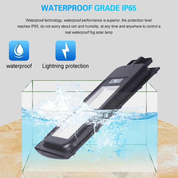 Наружный водонепроницаемый IP65 50 Вт 100 200 300 smd встроенный все в одном Солнечный светодиодный уличный