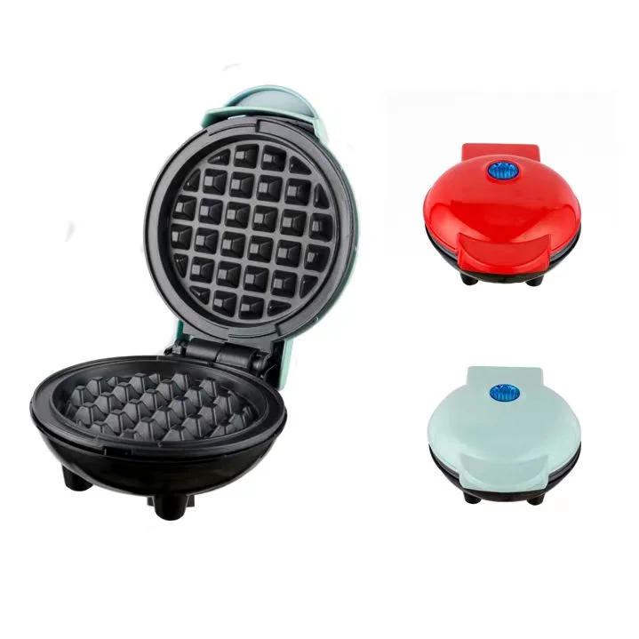 Mini waffle maker machine 4 inches portable small waffle maker for individual waffles