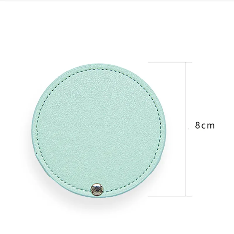 Custom Stainless Steel Cosmetic Mirror Portable Round Pocket Mirror Travel Makeup Compact Mirror Gifts for Women