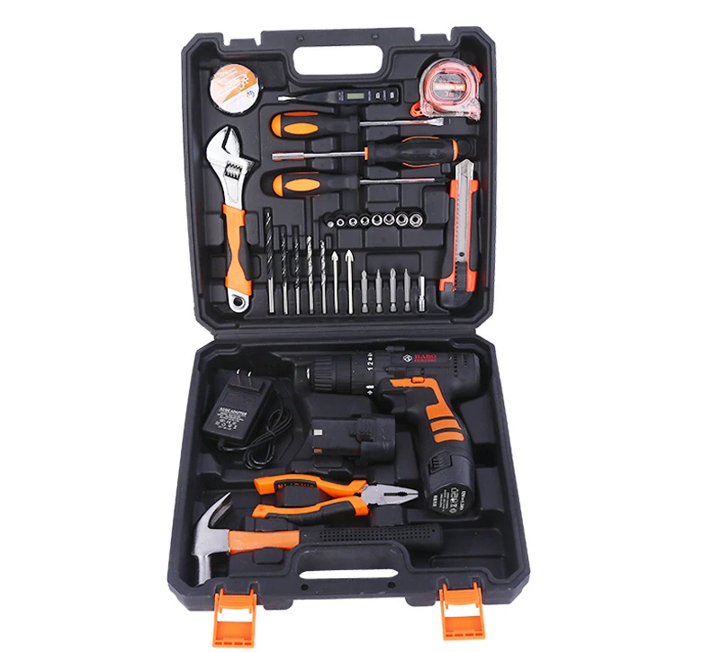 Hardware tool set, combination wrench set, electric tool gift