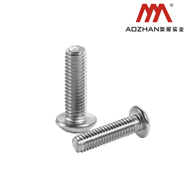 Aozhan/Jingshang 304/316 carbon steel ISO7380  Hexagon socket button head screw bolt