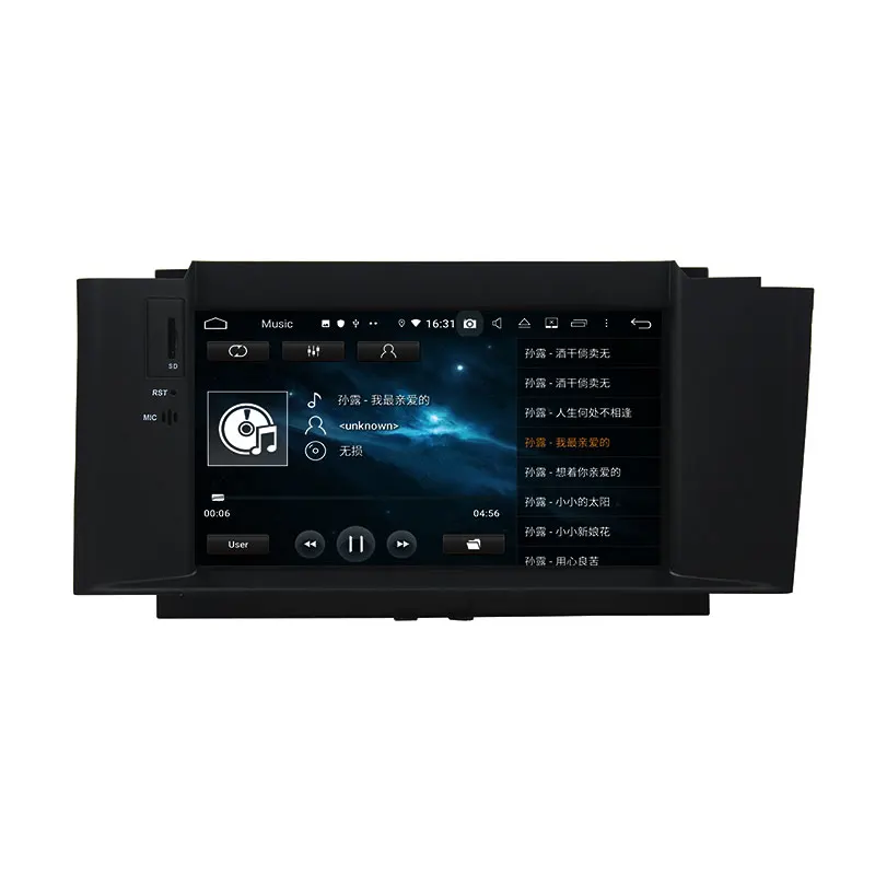 KD-7227 Klyde Factory Android Octa core Car dvd player Video Player for Citroen C4 2012-2014 android 1din car audio