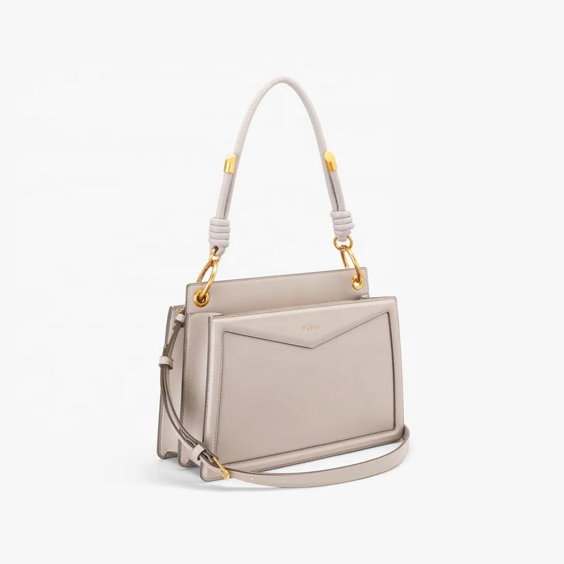 
pedor shoulder bag PW2-75210073 ladies metal ring decoration handbag underarm bag 