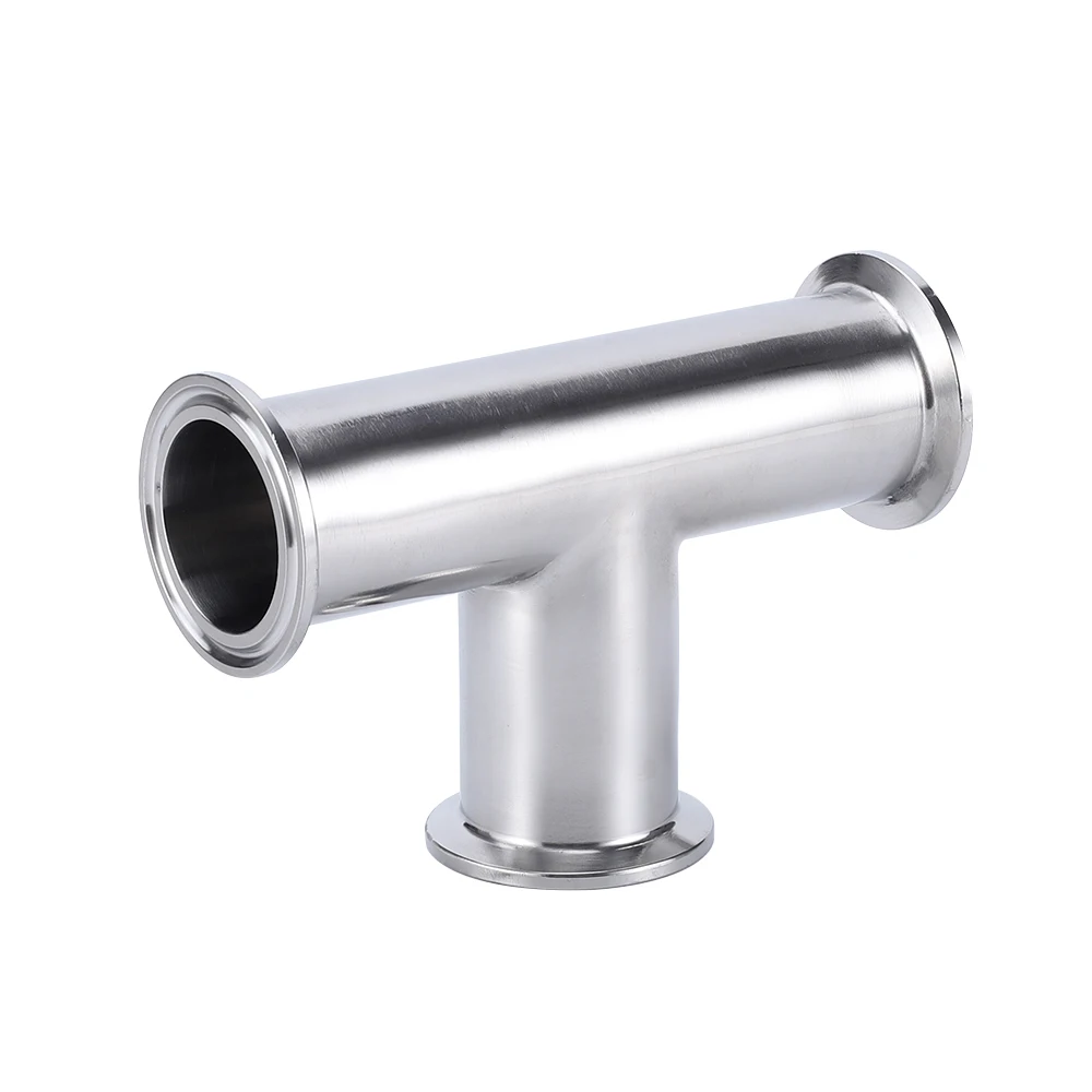 Factory Sanitary Stainless Steel Equal Tee 1.5 Inch Tri-clamp Tee For Sale