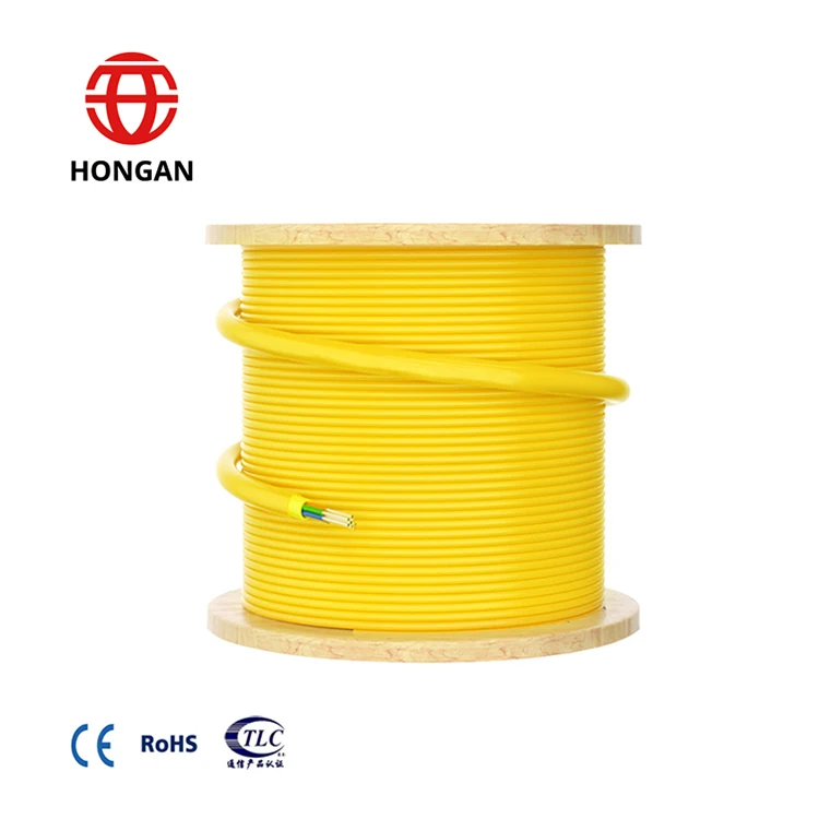Indoor fiber optic cable FTTX 1 2 4 Single mode and Multi mode fiber GJFJH